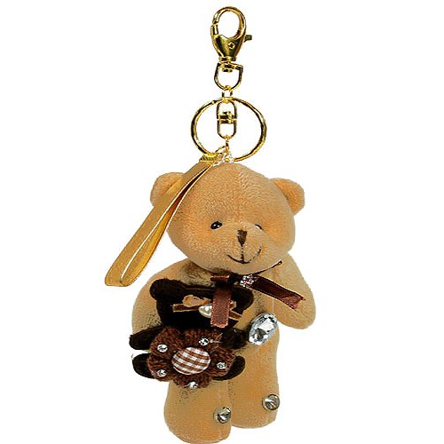 Key Chain Pack - Teddy Bears - Taup - KC-GEB04TP
